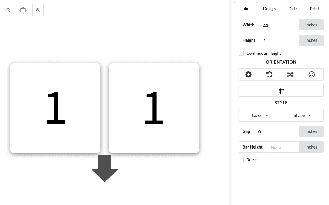 Side-by-side or 2 up printing 