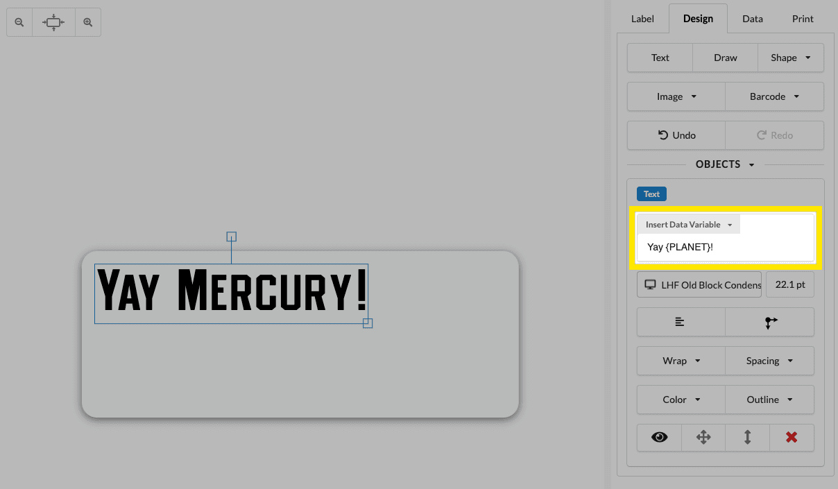 Dynamic Data (and color!) Using the Built-in Spreadsheet