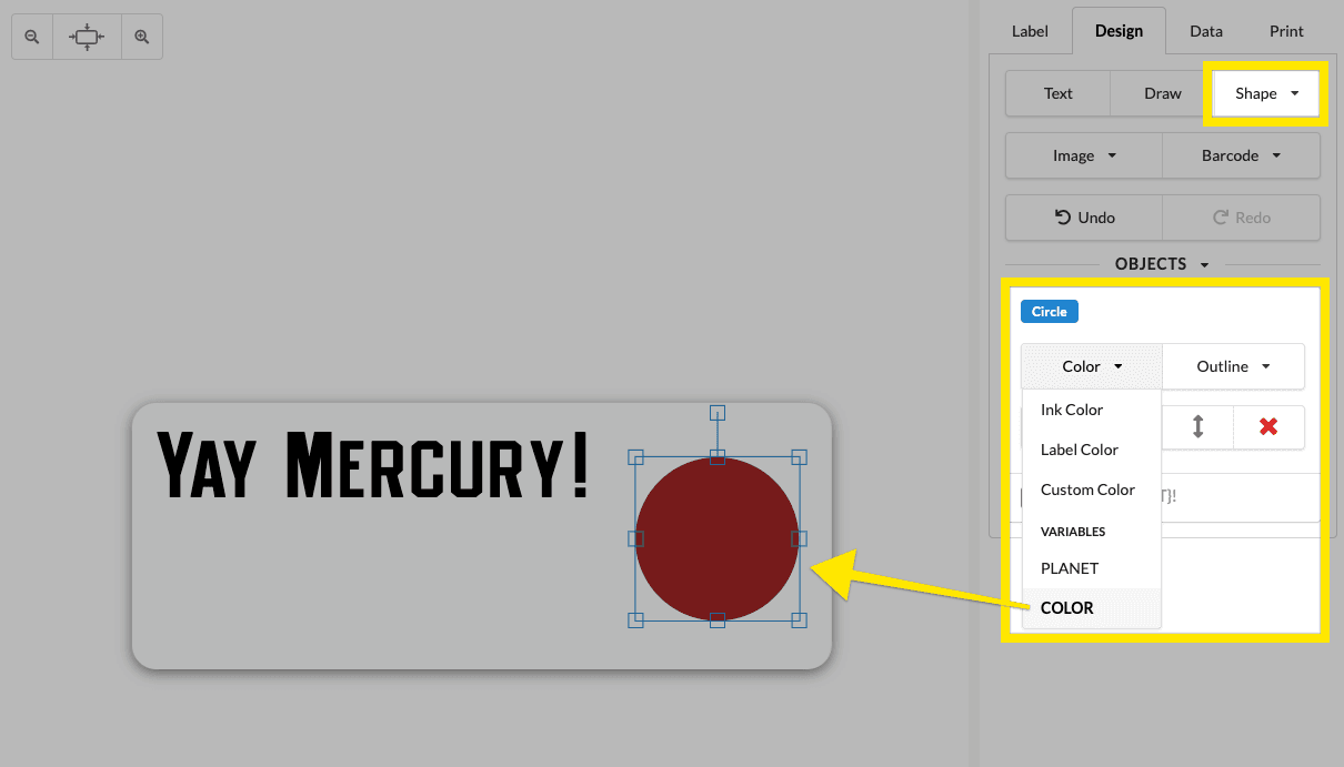 Dynamic Data (and color!) Using the Built-in Spreadsheet