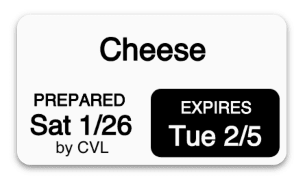 Create Food Rotation Labels With Automatic Relative Dates Teaser Image