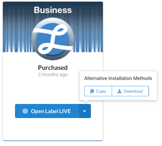 license installation