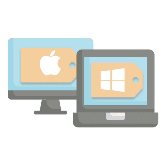 Works on Windows and Mac graphic