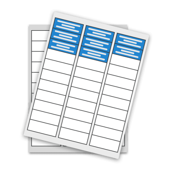 Multiple Labels on Sheets graphic