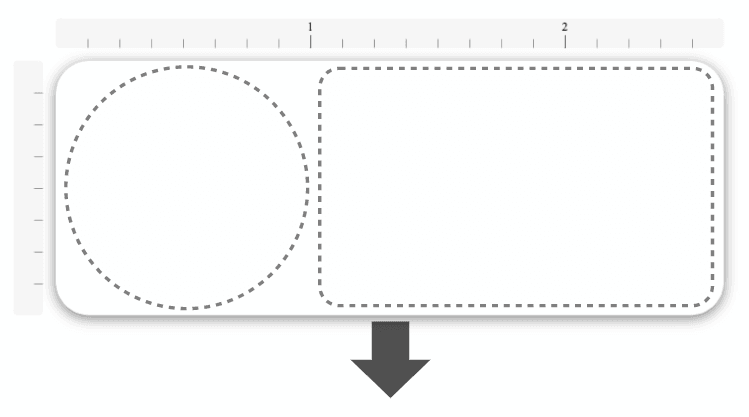 Label Templates for Tear-off, Full Bleed, Speciality Shapes or Preprinted Art