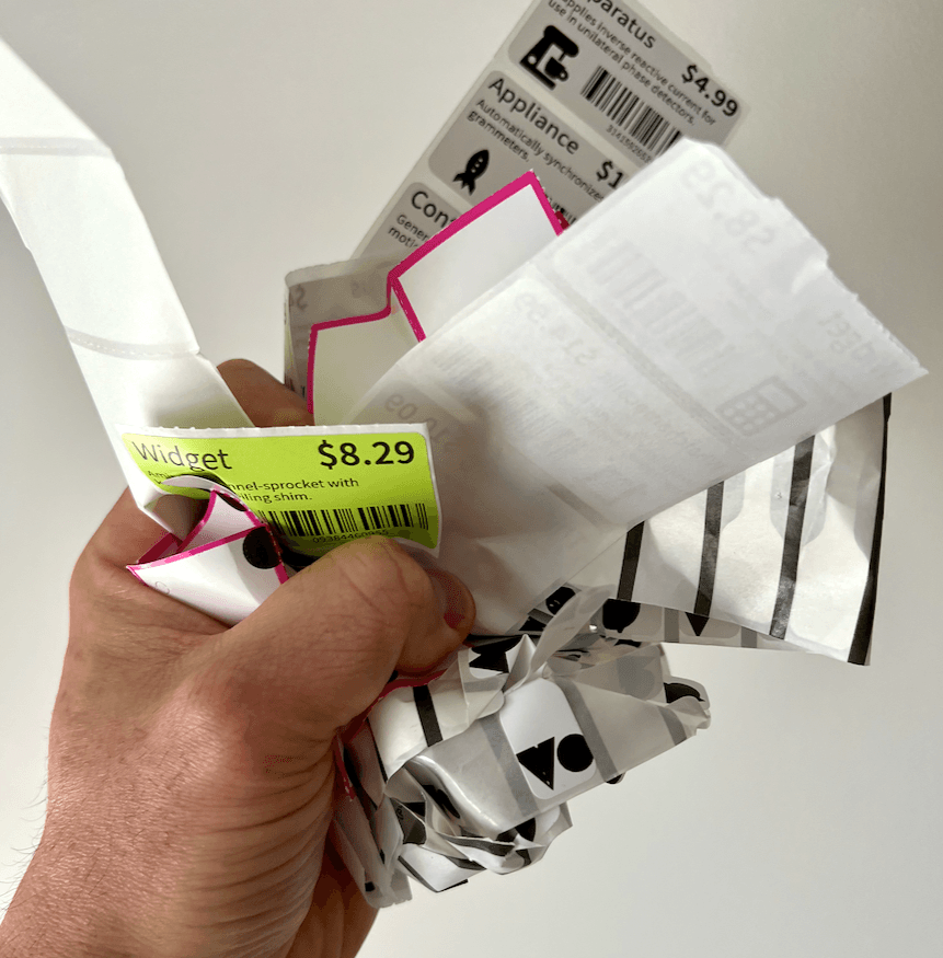 How do I calibrate my thermal printer?