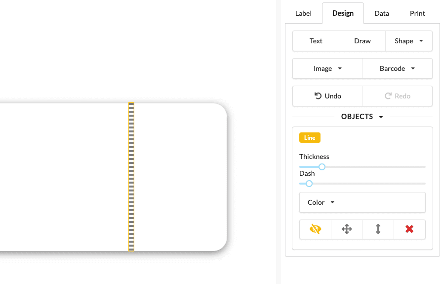 Label Templates for Tear-off, Full Bleed, Speciality Shapes or Preprinted Art
